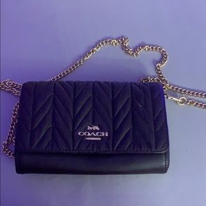 Coach leather sling bag!